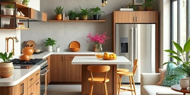Fresh Kitchen, A Happy Home