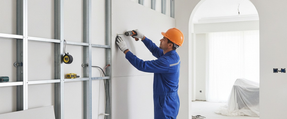 Gypsum Partition Installation Dubai